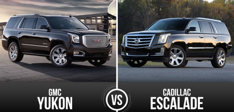 cadillac escalade vs gmc yukon