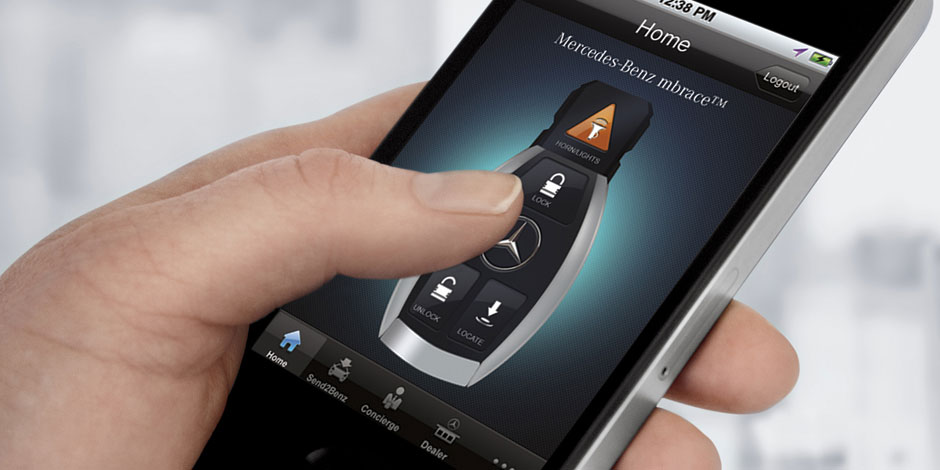 Mercedes-Benz E Class mbrace app