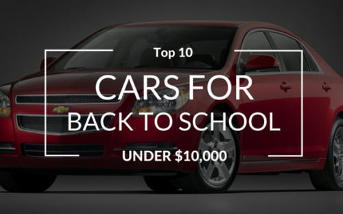 cars for back to school