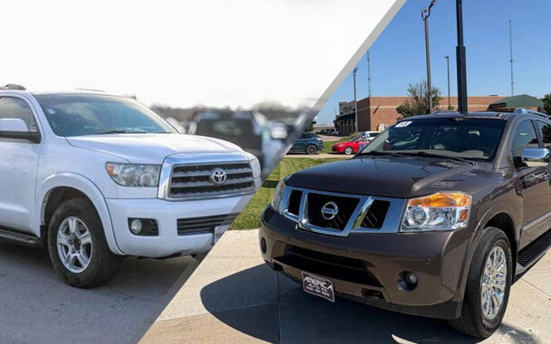 2015 Toyota Sequoia vs Nissan Armada Hero 2015 Toyota Sequoia vs Nissan Armada - carsforsale.com