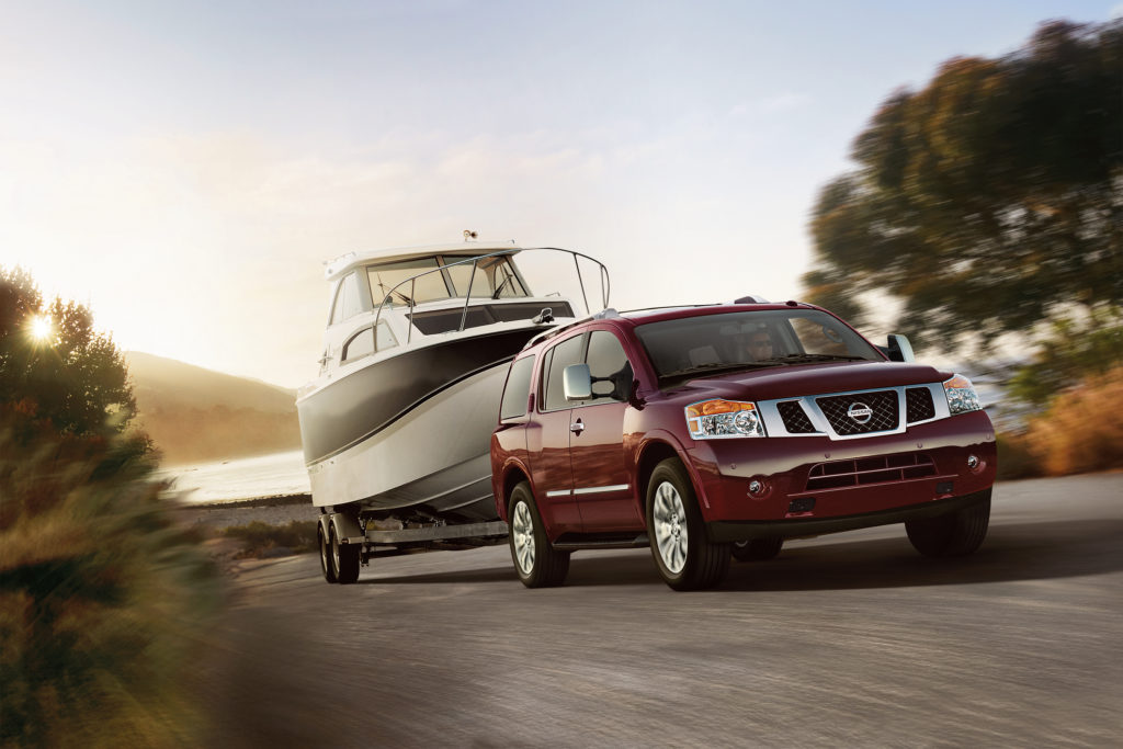 2015 Nissan Armada towing