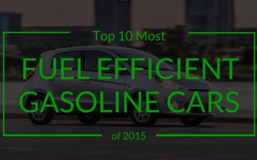 Fuel efficient gasoline cars