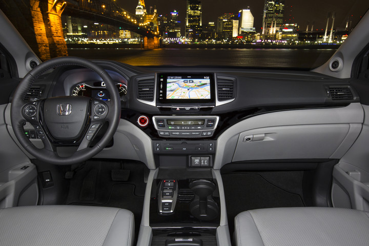 2016 honda pilot dash