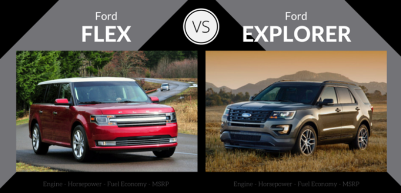 2016 Ford Flex vs Ford Explorer