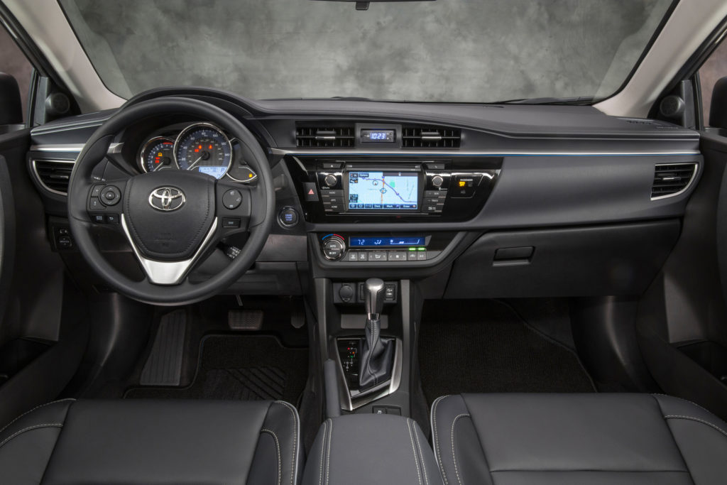 2016 Toyota corolla interior