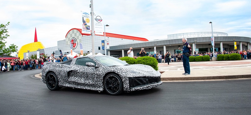 Mid Engine c8 Corvette at NCM Bash