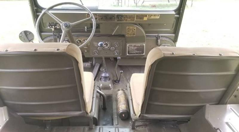 Inside the 1950 Willy's Jeep