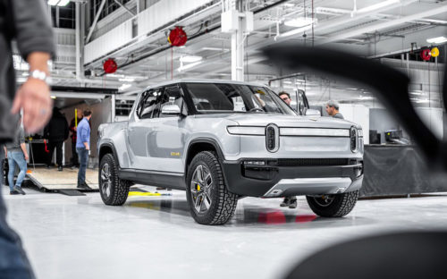 Rivian R1T Truck at New York Auto Show