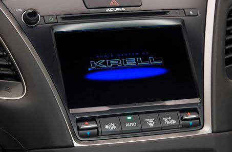 KRELL screen in the Acura RLX