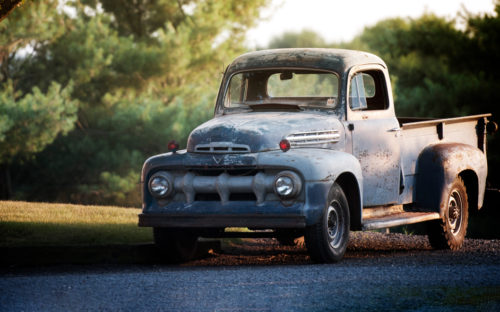 Classic Ford pickup truck