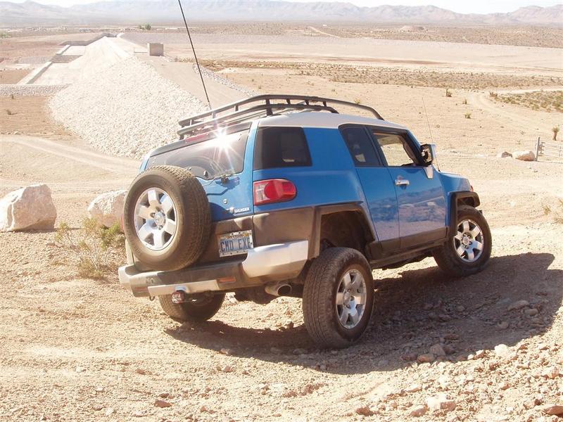 Blue Toyota FJ Cruiser