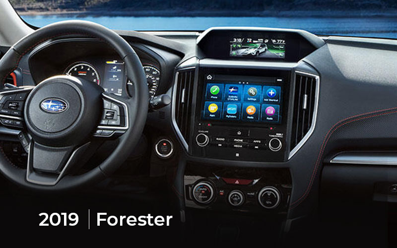 Forester Interior touchscreen