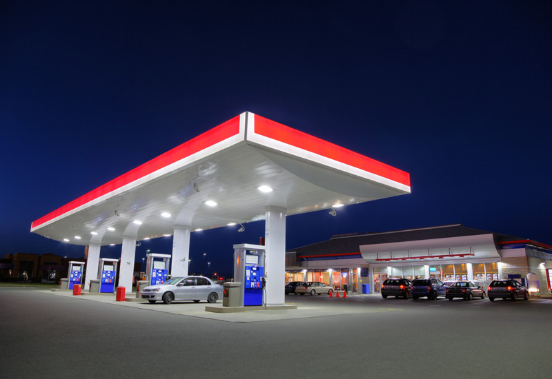 Gas-Station-800w Gas station at dusk
