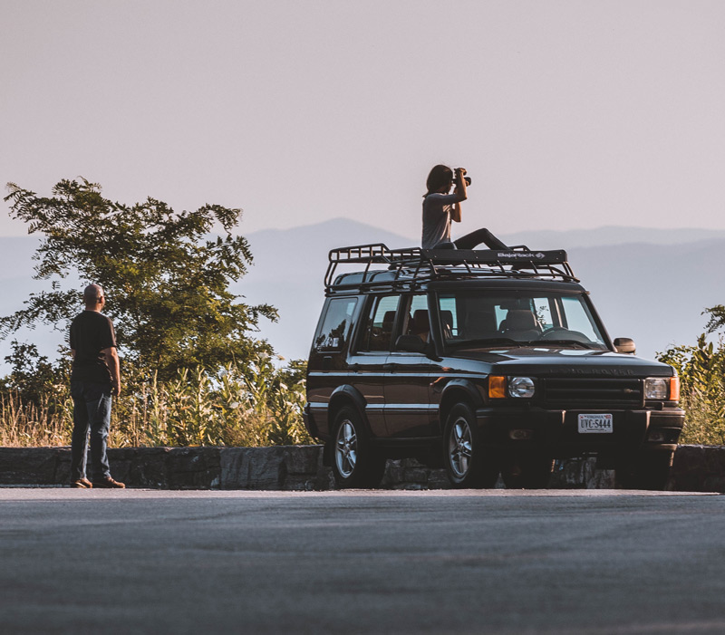 car camping with the Land Rover Discovery II
