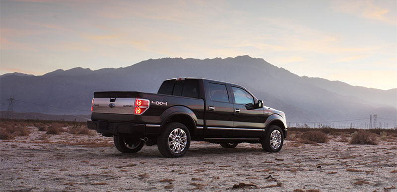 2009 Black F-150 Parked