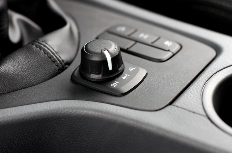 4Low selector in 4WD vehicle