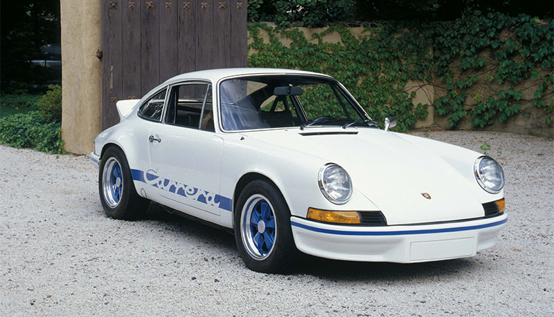 1973 Porsche Carrera front view