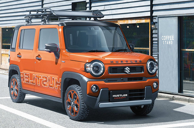 2020 Orange Suzuki Hustler