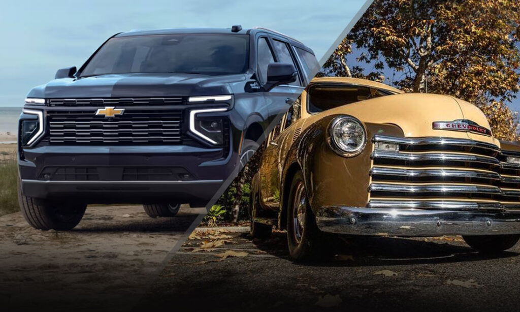 2025 & 1949 Chevrolet Suburbans - chevrolet.com, carsforsale.com