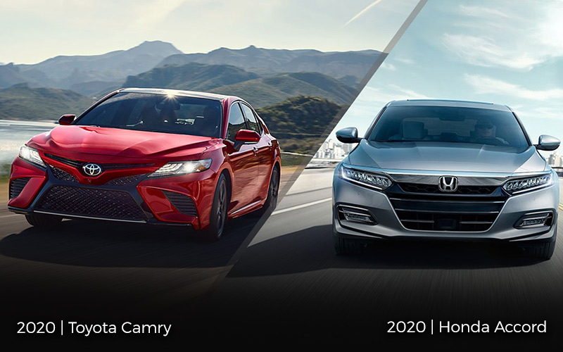 2020 Toyota Camry and 2020 Honda Accord - toyota.com | automobiles.honda.com