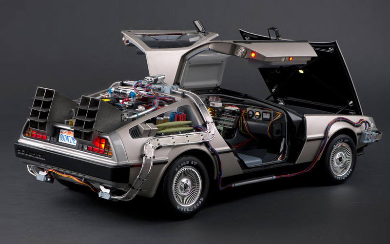 DeLorean DMC-12 as seen in "Back to the Future" - backtothefuture.com DeLorean DMC-12 as seen in "Back to the Future" - backtothefuture.com