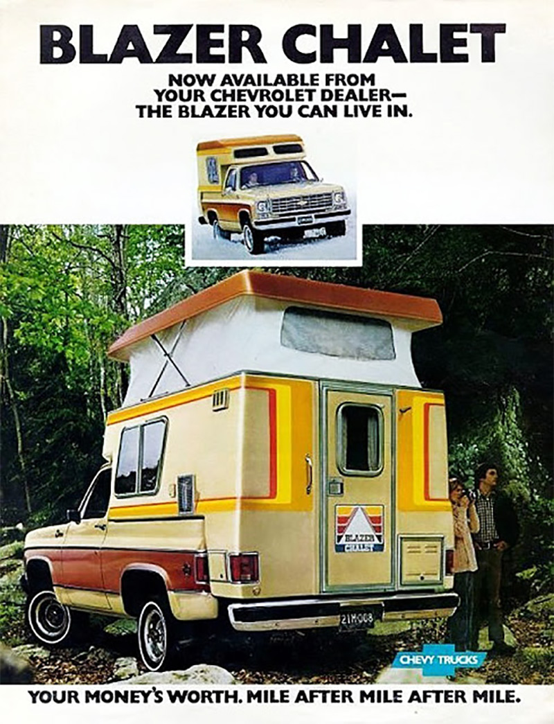 Chevrolet Blazer Chalet Advertisement - starling-travel.com