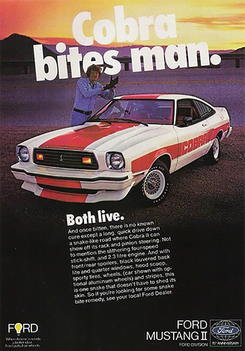 Shelby Mustang Cobra Advertisement - boisblanc1954 on Flickr