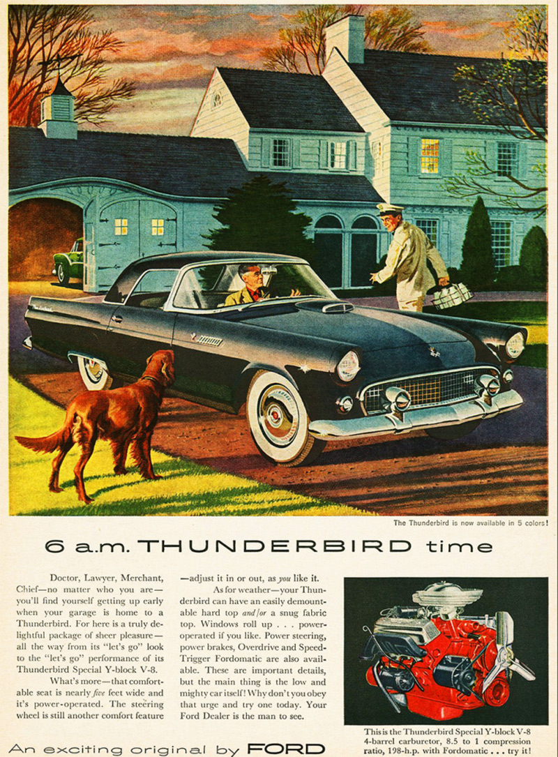 Ford Thunderbird Advertisement - blog.consumerguide.com