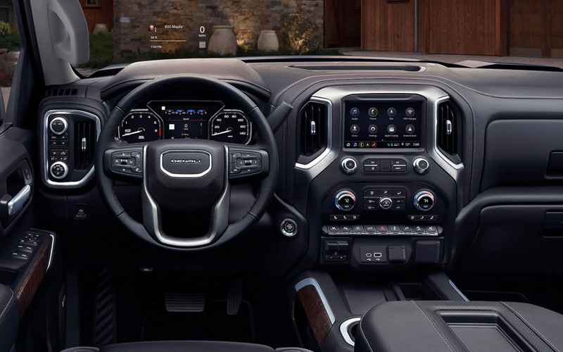 2020 GMC Sierra 1500 Denali dash and infotainment systems - gmc.com