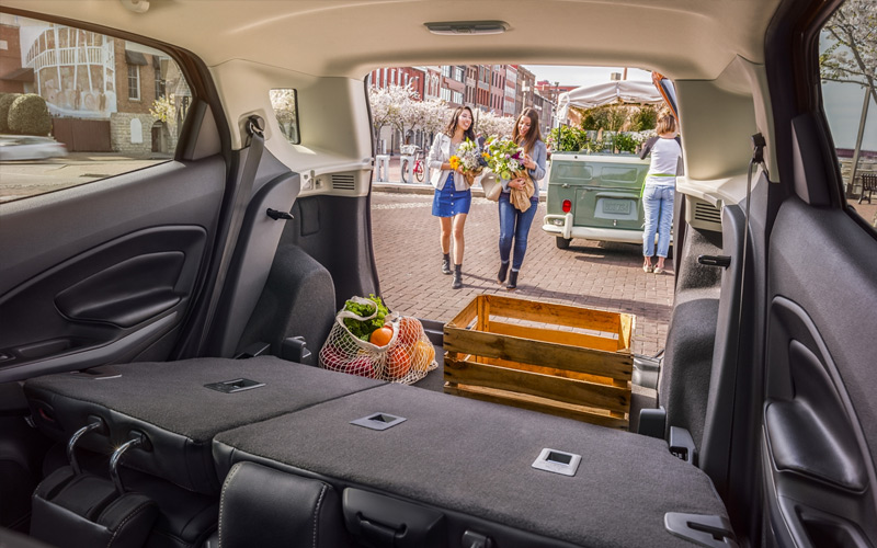 2020 Ford EcoSport cargo room - ford.com