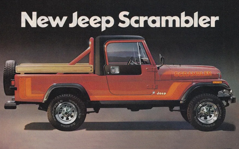 Jeep Scrambler advertisement - curbsideclassic.com
