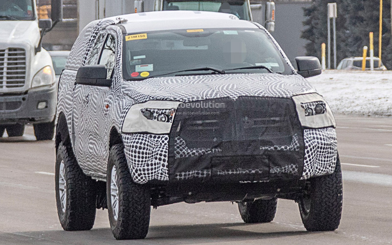 Compact Ford Truck prototype spied recently - autoevolution.com
