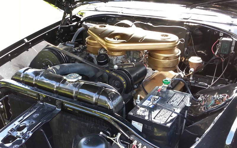 1956 Chrysler 300B 354 CI Hemi engine - @saveautohistory on Twitter