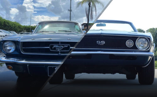 Classic Ford Mustang vs Chevrolet Camaro