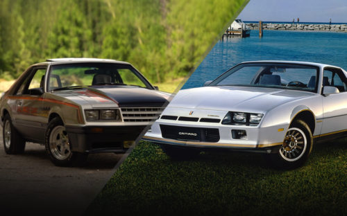 Classic 80s Mustang vs Camaro
