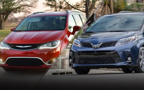 Used Chrysler Pacifica vs Toyota Sienna