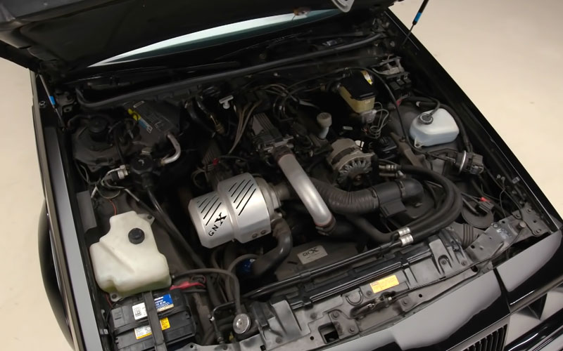 1987 Buick GNX turbocharged 3.8L V6 engine - Jay Leno's Garage on Youtube