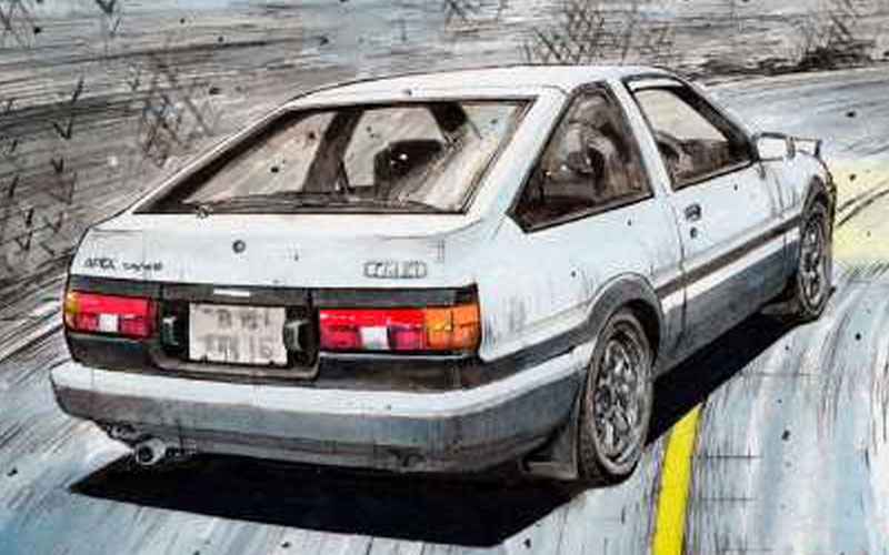 Takumi's AE86 - kodanshacomics.com