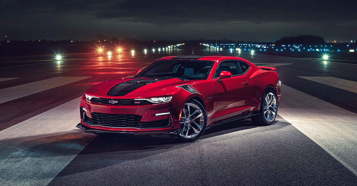 Chevrolet Camaro zl1 красный