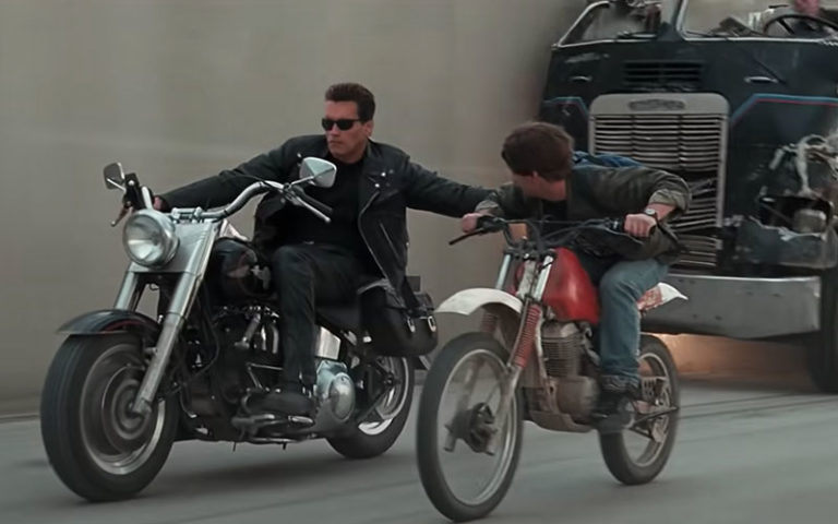 terminator 2 car chase scene