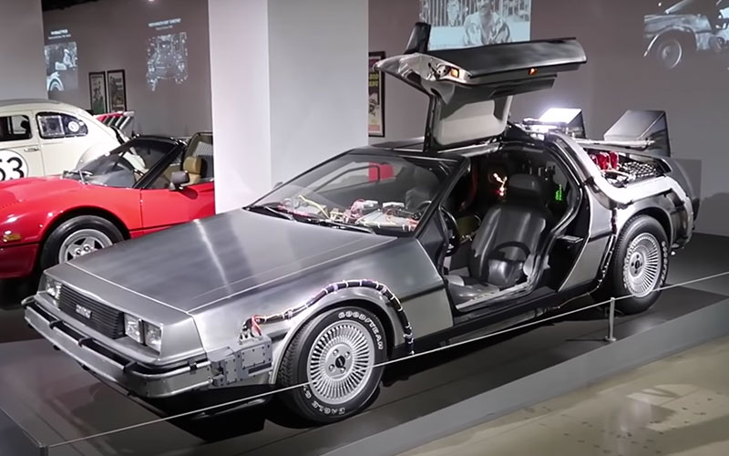 1982 AMC DeLorean DMC-12 as seen in "Back to the Future" - TheDailyWoo on YouTube.com