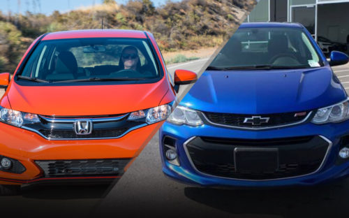 Under $15,000: Honda Fit vs Chevrolet Sonic