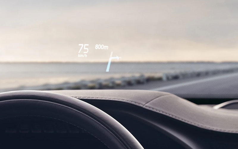 Volvo S90 Recharge heads up display - volvocars.com