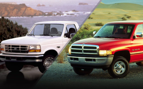 Classic 90s Ford F-150 vs Dodge Ram