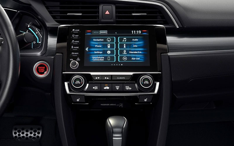 2021 Honda Civic infotainment - automobiles.honda.com