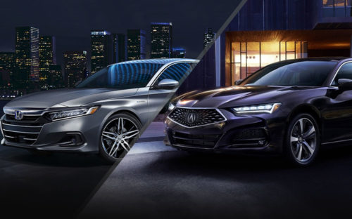 2021 Honda Accord vs. Acura TLX