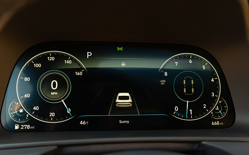 2021 Hyundai Sonata guage cluster - hyundainews.com