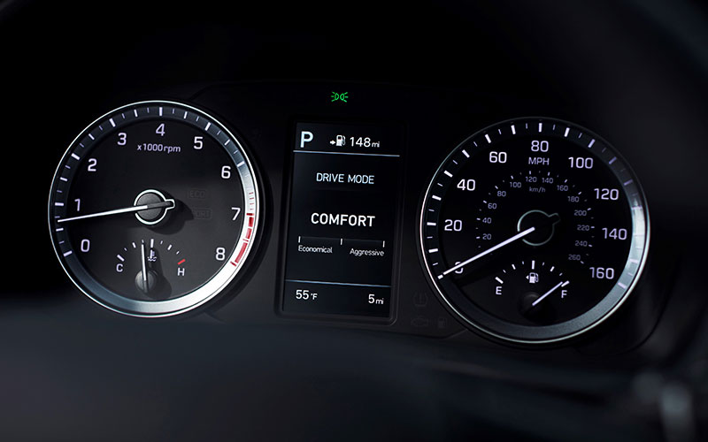 2019 Hyundai Sonata guage cluster - hyundainews.com