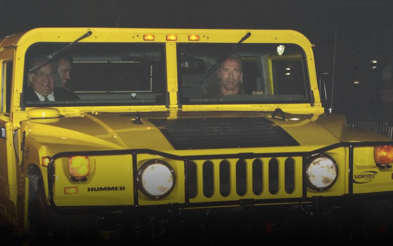 Arnold Schwarzenegger's first Hummer H1 - CNBC on YouTube.com
