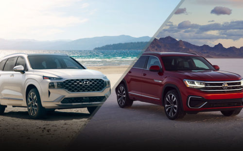 Hyundai Santa Fe vs VW Atlas Cross Sport